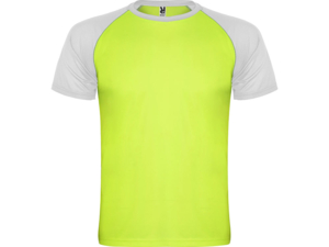 Спортивная футболка Indianapolis детская (белый/неоновый зеленый) 12