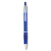 Ручка шариковая с резиновым обх (прозрачно-голубой) (Изображение 1)