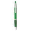 Ручка шариковая с резиновым обх (прозрачно-зеленый) (Изображение 1)