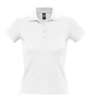 Рубашка поло женская People 210 белая, размер M (Изображение 1)