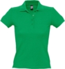 Рубашка поло женская People 210 ярко-зеленая, размер L (Изображение 1)