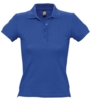 Рубашка поло женская People 210 ярко-синяя, размер XXL (Изображение 1)