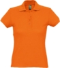 Рубашка поло женская Passion 170 оранжевая, размер S (Изображение 1)