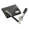 Набор: ручка, брелок и портмоне (черный) (Изображение 4)