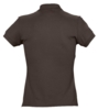 Рубашка поло женская Passion 170 шоколадно-коричневая, размер L (Изображение 2)