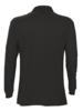 Рубашка поло мужская с длинным рукавом Star 170, черная, размер L (Изображение 2)