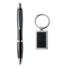 Набор: ручка шариковая и брелок (черный) (Изображение 1)