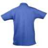 Рубашка поло детская Summer II Kids, ярко-синяя, на рост 118-128 см (Изображение 3)