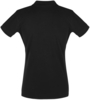 Рубашка поло женская Perfect Women 180 черная, размер S (Изображение 2)