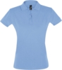 Рубашка поло женская Perfect Women 180 голубая, размер L (Изображение 1)