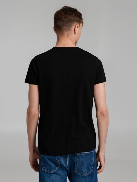Футболка мужская Regent Fit 150, черная, размер XS (Изображение 9)