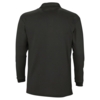 Рубашка поло мужская с длинным рукавом Winter II 210 черная, размер M (Изображение 2)