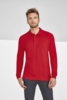 Рубашка поло мужская с длинным рукавом Winter II 210 бордовая, размер S (Изображение 5)