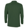 Рубашка поло мужская с длинным рукавом Winter II 210 темно-зеленая, размер S (Изображение 2)