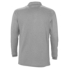 Рубашка поло мужская с длинным рукавом Winter II 210 серый меланж, размер M (Изображение 2)