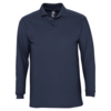 Рубашка поло мужская с длинным рукавом Winter II 210 темно-синяя, размер 3XL (Изображение 1)