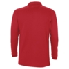 Рубашка поло мужская с длинным рукавом Winter II 210 красная, размер S (Изображение 2)