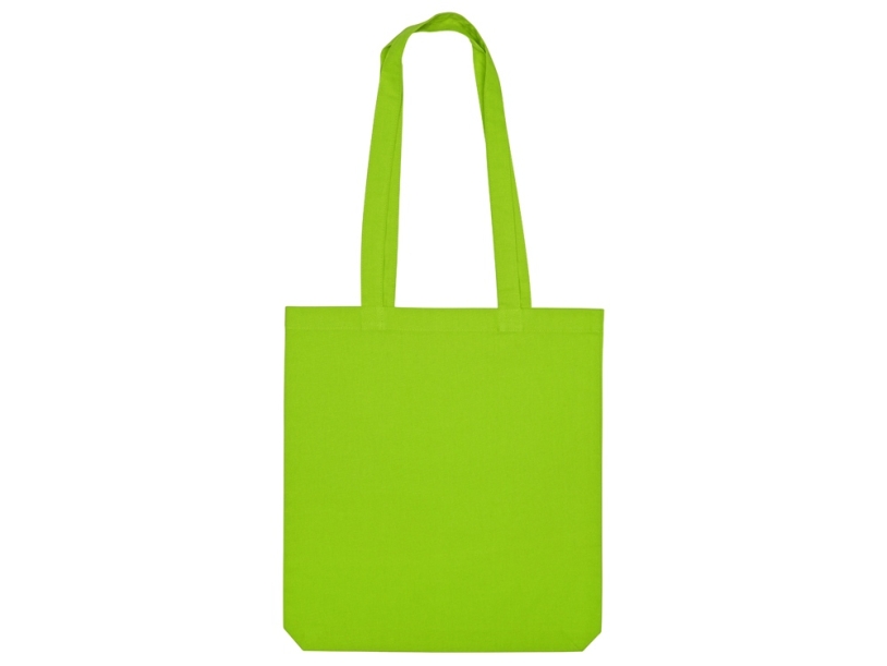 Сумка из плотного хлопка Carryme 220, 220 г/м2 (зеленое яблоко)  (Изображение 3)