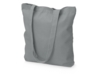 Сумка из плотного хлопка Carryme 220, 220 г/м2 (серый)  (Изображение 1)