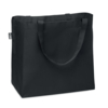 Большая сумка шоппер 600D RPET (черный) (Изображение 1)