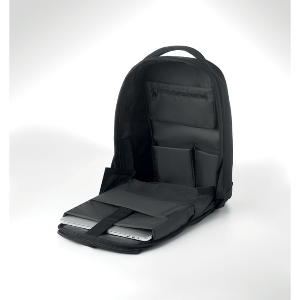 Рюкзак 600D из RPET (черный) (Изображение 5)
