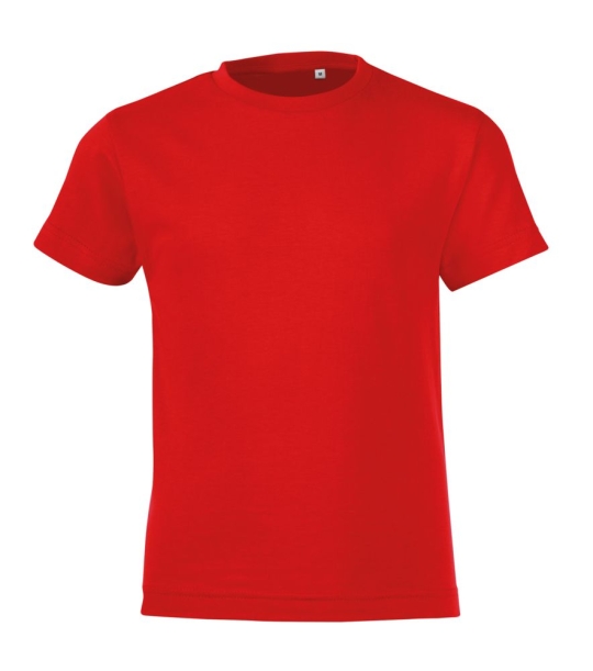 Футболка детская Regent Fit Kids, красная, на рост 96-104 см (4 года) (Изображение 1)