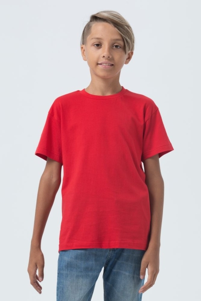 Футболка детская Regent Fit Kids, красная, на рост 118-128 см (8 лет) (Изображение 4)