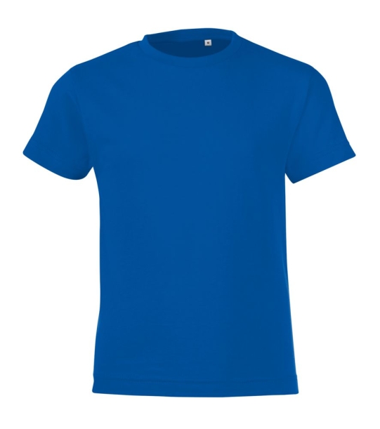 Футболка детская Regent Fit Kids, ярко-синяя, на рост 96-104 см (Изображение 1)