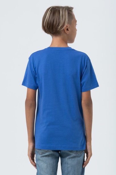 Футболка детская Regent Fit Kids, ярко-синяя, на рост 96-104 см (Изображение 5)