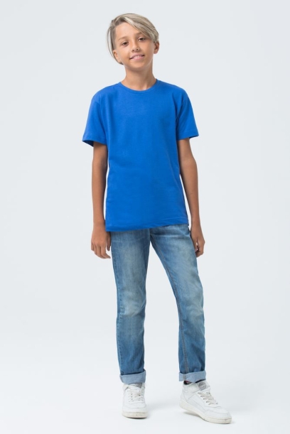 Футболка детская Regent Fit Kids, ярко-синяя, на рост 106-116 см (Изображение 6)