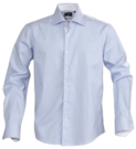 Рубашка мужская в полоску Reno, голубая, размер S