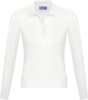 Рубашка поло женская с длинным рукавом Podium 210 белая, размер S (Изображение 1)