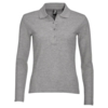 Рубашка поло женская Podium серый меланж, размер S (Изображение 1)