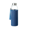 Стеклянная бутылка в чехле (синий) (Изображение 1)