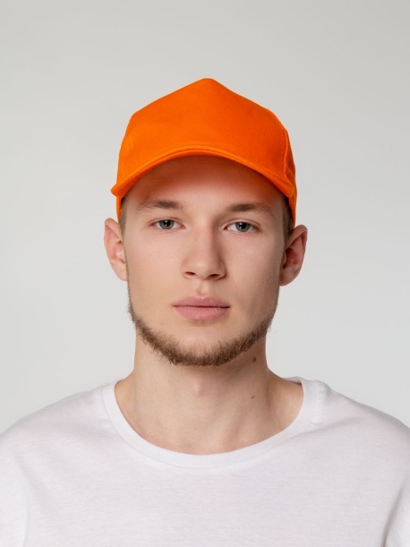 Бейсболка Standard, оранжевая (Изображение 7)