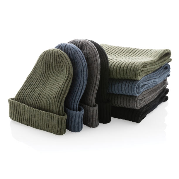 Вязаный шарф Impact из Polylana® AWARE™, 180x25 см (Изображение 8)