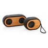 Колонка с двумя динамиками Bamboo X, черный (Изображение 4)